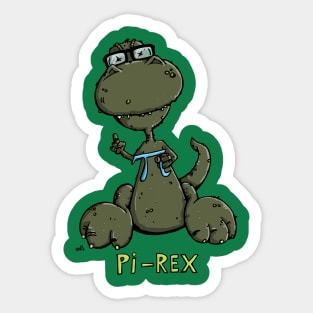 Pi-Rex the Math Saurus Sticker